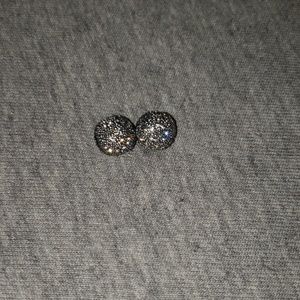 Pandora sterling silver cz clasp charms